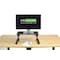 Uncaged Ergonomics Workez Monitor Stand Adjustable Height Single Computer Monitor Riser WEMS-b - alternate 3